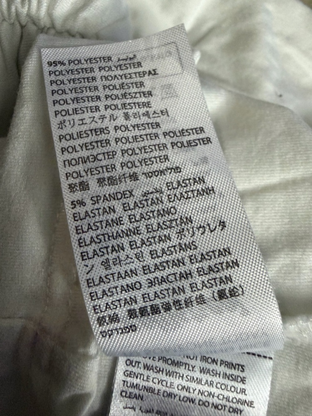 EDIKTED White Off-The-Shoulder Fold Over Drawstring Top Size S - Picture 9 of 10